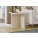 2892 Travertine Stone Square Accent Table