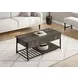 3821 Dark Bronze Rectangular Lift Top Cocktail Table