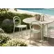 4008 Sea Green Outdoor Stacking Dining Chair Set of 4