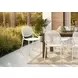 4015 White Outdoor Stacking Dining Chair Set of 4
