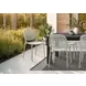 4016 Light Gray Outdoor Stacking Dining Chair Set of 4