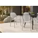 4021 Light Gray Outdoor Stacking Dining Chair Set of 4