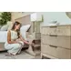 Manhattan Valley Dusty Rose 1 Drawer Nightstand