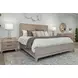 Manhattan Valley Dusty Rose 3 Drawer Nightstand with USB Charging