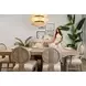 Manhattan Valley Dusty Rose Extendable Rectangular Dining Room Set