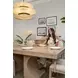 Miramar Sand and Stark White Extendable Rectangular Dining Room Set