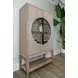 Manhattan Valley Dusty Rose 2 Door Curio Cabinet with LED