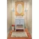 Lillian Natural Rattan Scalloped Edge Mirror