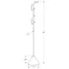 2021 Satin Black Coat Rack