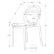 4005 White Outdoor Stacking Dining Chair Set of 4