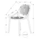 4019 Black Outdoor Stacking Dining Chair Set of 4