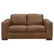 Inglewood Vintage Brown Derby Leather Living Room Set