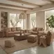 Inglewood Vintage Brown Derby Leather 92" Sofa