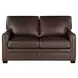 Dalton Brown Chestnut Leather Living Room Set
