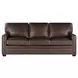 Dalton Brown Chestnut Leather Living Room Set