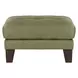 Vaughn Green Clover Leather Living Room Set