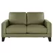Vaughn Green Clover Leather Living Room Set