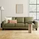 Vaughn Green Clover Leather Living Room Set