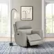 Laredo Cement Leather Zero Gravity Glider Power Recliner with Power Headrest and USB Charging
