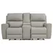 Laredo Cement Leather Zero Gravity Power Reclining Living Room Set with Power Headrest and USB Charging