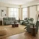 Laredo Sage Moss Leather Zero Gravity Glider Power Recliner with Power Headrest and USB Charging