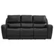 Bel Vista Black Leather Zero Gravity Power Reclining Living Room Set