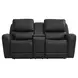 Bel Vista Black Leather Zero Gravity Power Reclining Living Room Set