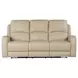 Aria Taupe Stone Leather Zero Gravity Triple Power Reclining Living Room Set