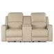 Aria Taupe Stone Leather Zero Gravity Triple Power Reclining Living Room Set