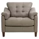 Ellis Green Pea Leather Living Room Set