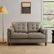 Emerson Green Pea Leather 64" Loveseat