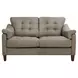 Ellis Green Pea Leather Living Room Set