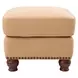 Hutton Tan Fawn Leather Living Room Set