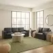 Lorenzo Black Leather 103" Sofa