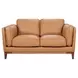 Pendry Carmel Saddle Leather Living Room Set