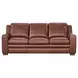 Finnley Brown Auburn Leather Living Room Set