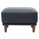 Baxter Midnight Blue Leather Living Room Set