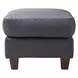 Traverse Ocean Blue Leather Living Room Set