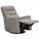 Dualis Snazzy Taupe Manual Swivel Glider Recliner
