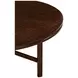 Hartford Brown 72" Round Dining Table