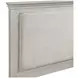 Silver Sands Gray California King Upholstered Panel Bed
