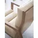 Sunset Key Hayley Beige Leather Upholstered Accent Chair