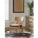 Los Altos Radford Brown Leather Upholstered Accent Chair