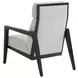 Palm Desert White Leather Upholstered Covina Accent Chair