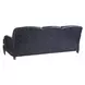 Sydney Blue Leather Upholstered 91" Sofa