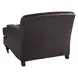 Oxford Brown Leather Upholstered Chair