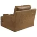 Millington Brown Leather Upholstered Accent Chair by Barclay Butera