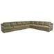Millington Green Leather 4 Piece Modular Sectional by Barclay Butera