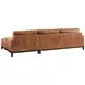 Horizon Bronze 110" Leather Upholstered LAF Sectional