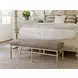 Lucca Brown Leather Upholstered Bench